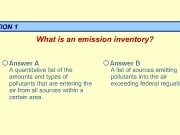 Play Emission inventory quiz