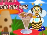 Play How to make chocolate rum pots