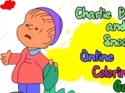 Play Charile Brown and snoopy online coloring