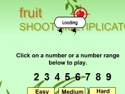 Play Fruit shoot multiplication