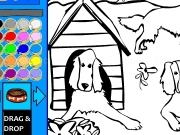 Play Friends dog coloring