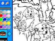 Play Mountain dogs coloring