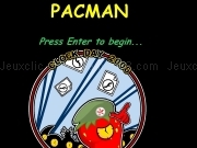 Play Strawberry clock - pacman