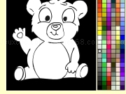 Play Baby bear coloring