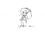 Play How to draw a little boy under the rain