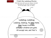 Play Finish the ladybug rhyme