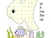 Play Sight words word search - fish