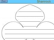 Play Shamrock letter print