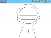 Play Award Ribbon print