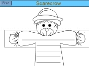 Play Scrarecrow letter print