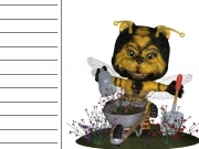 Play Bee cat gardening