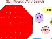 Play Sight words word search - shapes 2