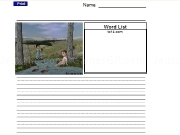 Play Word list boy and girl letter