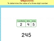 Play Determine the value of a 3 digit number