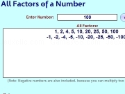 Play All factors of a number