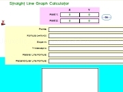 Play Straight line graph calculator
