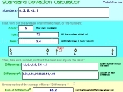 Play Standard deviation calculator
