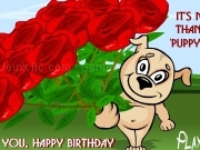 Play Ecard5 puppy happy birthday