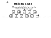 Play Balloon Bingo12