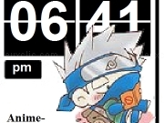 Play Naruto Kakashi Flash clock by sd0711