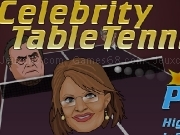 Play Celebrity table tennis