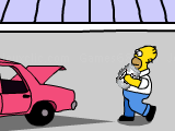 Play The Simpsons : Homers beer run