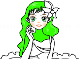Play Coloriage fille 10