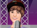 Play Justin Bieber in concert dress up game