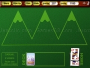 Play Tri peaks solitaire