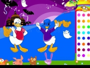 Play Donald and Daisy coloring