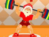 Play Santa claus weightlifter