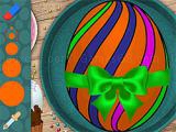 Play Handmade easter eggs coloring book