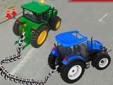 Play Chained tractor towing simulator