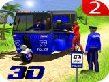 Play Police auto rickshaw taxi game